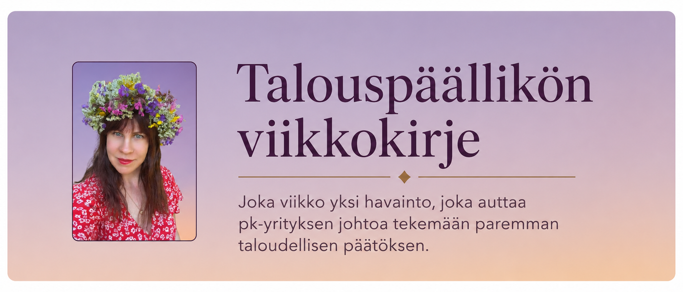 Liikevaihdon kasvu voi peittää kannattavuusongelman kuukausiksi