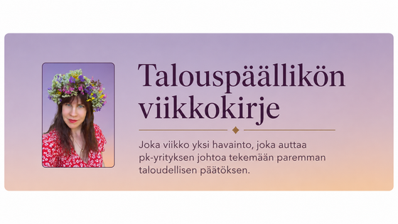 Liikevaihdon kasvu voi peittää kannattavuusongelman kuukausiksi