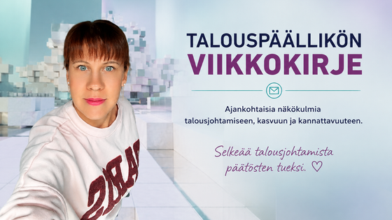 Talousosaston ei kuulu omistaa yrityksen budjettia